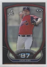 2015 Bowman Bowman Scouts' Top 100 Lucas Sims #BTP-87 00jz