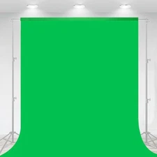 Aimosen 10 X 7 FT Green Screen Backdrop for Photography, 7 X 10 FT, 