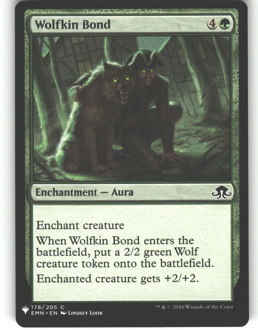 Wolfkin Bond - The List Reprints - MTG - Common - #178 - NM