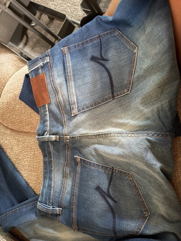 34 Heritage Jeans Men 34x32 Blue Charisma Comfort Rise Classic Denim