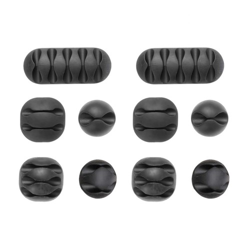 20 Pcs Winder Set Self Adhesive Cable Clips Management Cord Organizer - Afbeelding 8 van 12