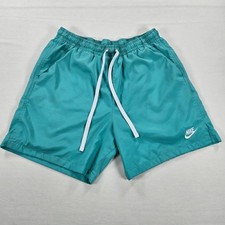 Nike Sportswear Woven Flow Lined Shorts in Teal Men's Size Large