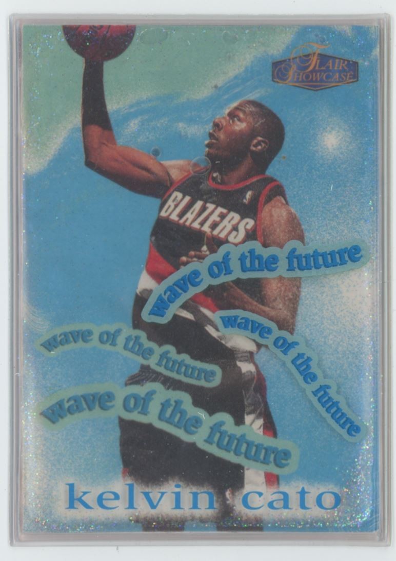 Kelvin Cato 1997-98 TCS Flair Showcase Wave of the Future #12 Portland Trail