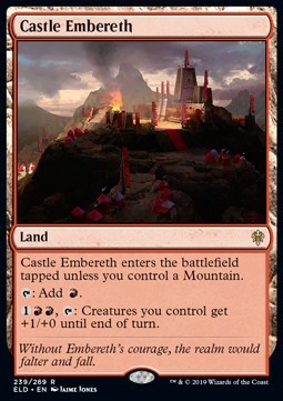 Magic/MTG Castle Embereth ELD-239 Rare Englisch NM