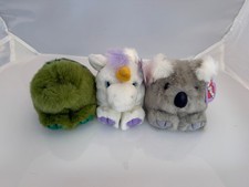 Puffkin Plush Lot of 3. Magic, Aussie Shelly