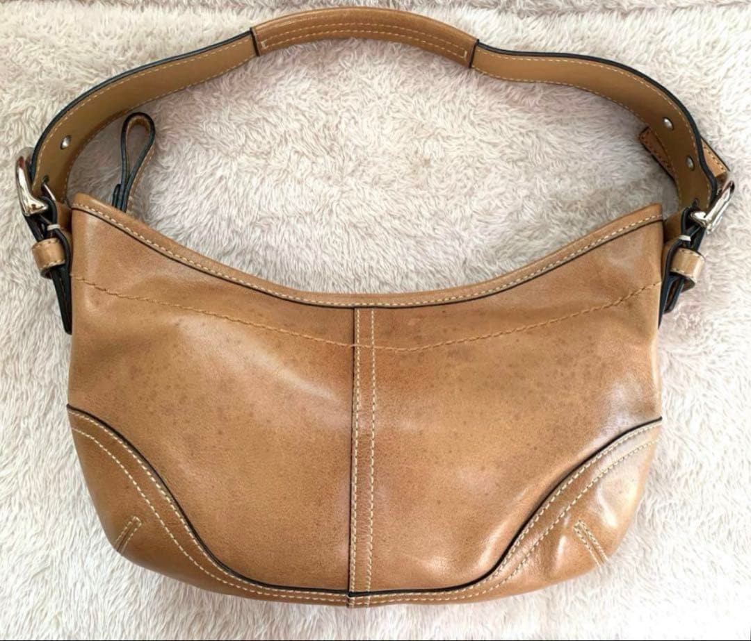COACH 9541 Soho Shoulder Hobo Bag Brown Used thumbnail 3