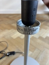 Flos GLO-BALL T1 Grey E27 Matt Metal Table Lamp Base Inline Switch 220-240V