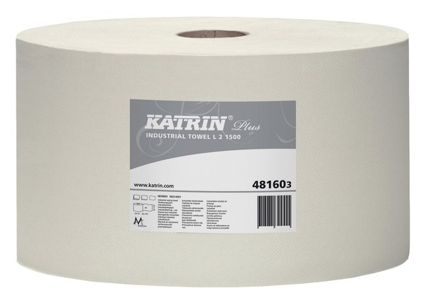 Katrin Putzpapier Weiß 22 X 38 Cm 1500 Blatt 2-Lagig - 2 StüCk - 481603-image