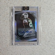 2025 Panini Prizm Black Darrelle Revis Silver Auto #105