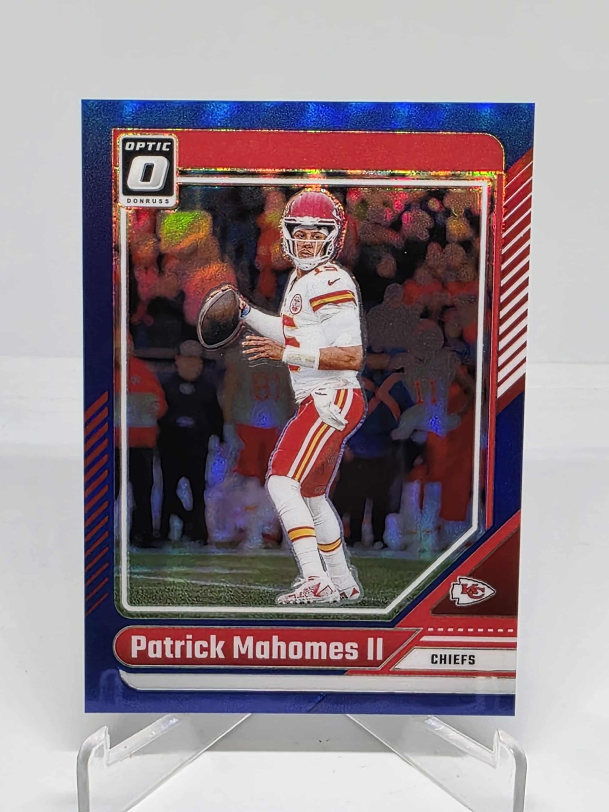 Patrick Mahomes 2024 Panini Optic Blue /199 Kansas City Chief #94