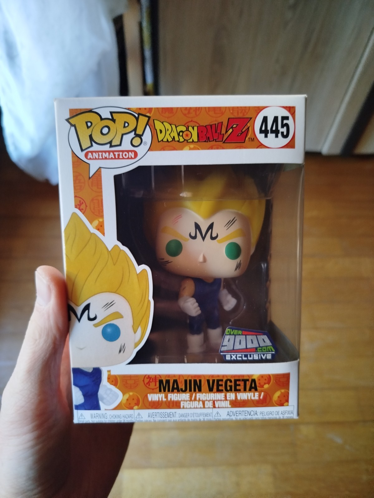 Funko Pop! Vegeta 445 Limited Edition Over 9000 Dragon Ball Z