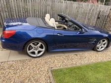 Exceptional Mercedes-Benz SL400 AMG Line Finished In Metallic Blue. FSH