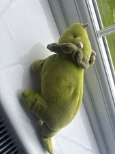 Jellycat Mellow Mallow Green Triceratops Plush Soft Toy 9" Dinosaur 24" Across 
