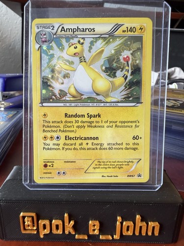 Ampharos BW67 Black & White Holo
