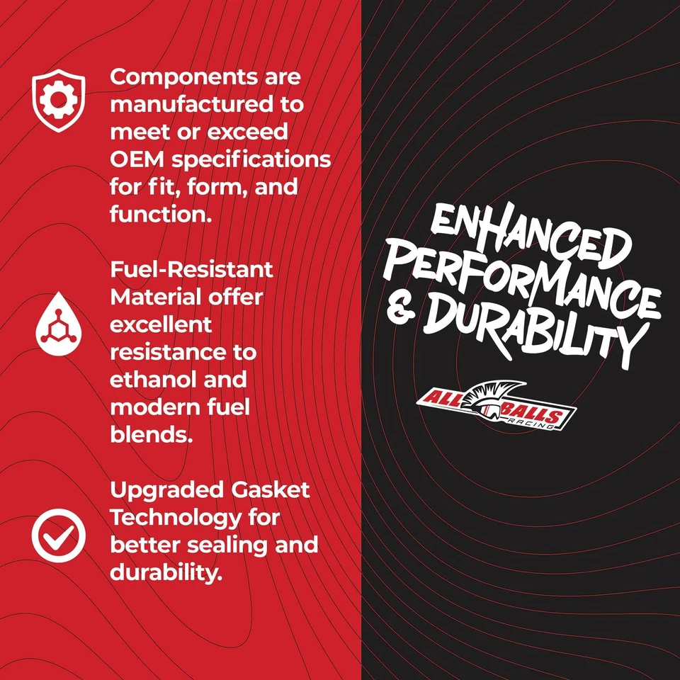 All Balls Carburetor Rebuild Kit 26-1608 for Honda VF 750 C2 Magna 97-00 - Imagem 3 de 4