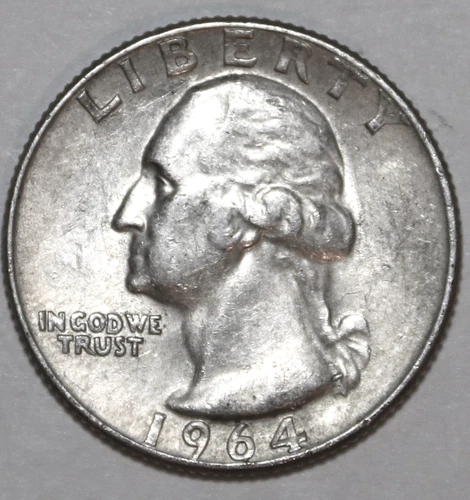 1964-D Washington Quarter - 90% Silver - Extra Fine - #1178EA
