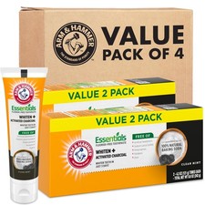 ARM & HAMMER Essentials Fluoride-Free 4.3 Ounce (Pack of 4), Cranberry