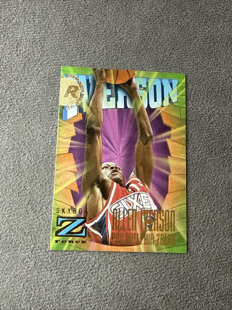 1996-97 SkyBox Z-Force Allen Iverson Philadelphia 76ers #151 Rookie RC