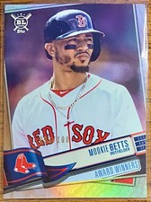 Mookie Betts #/100 Rainbow Foil Award Winners - 2019 Topps Big League (384)