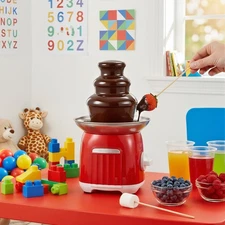 3Tier Stainless Steel Electric Chocolate Fondue Fountain, Easy Assemble for Home