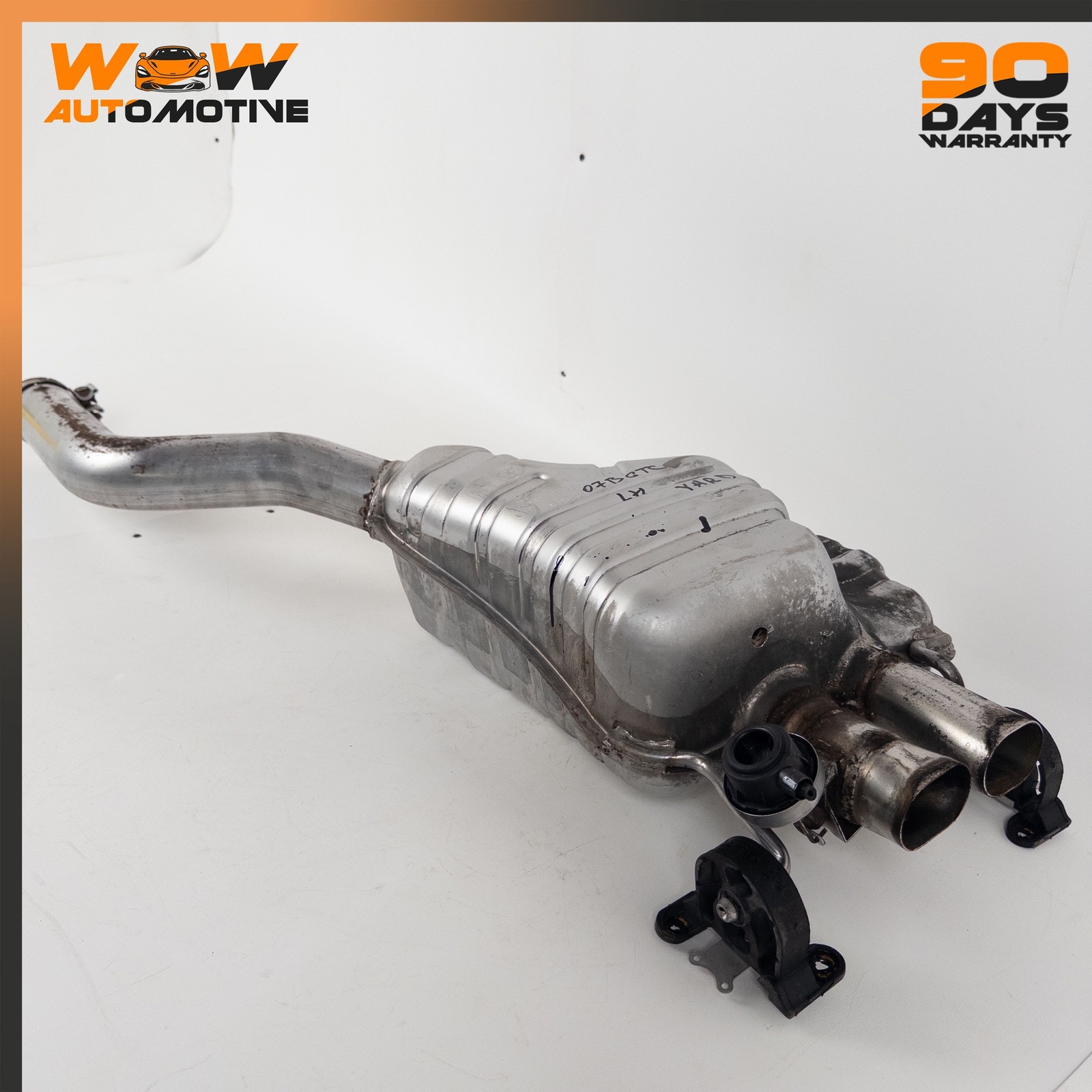 04-13 BENTLEY CONTINENTAL GTC GT LEFT DRIVER SIDE LOWER EXHAUST MUFFLER OEM
