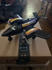 Vintage 1979 Tonka Hand Commander Airplane, Turbo Prop Black Plane