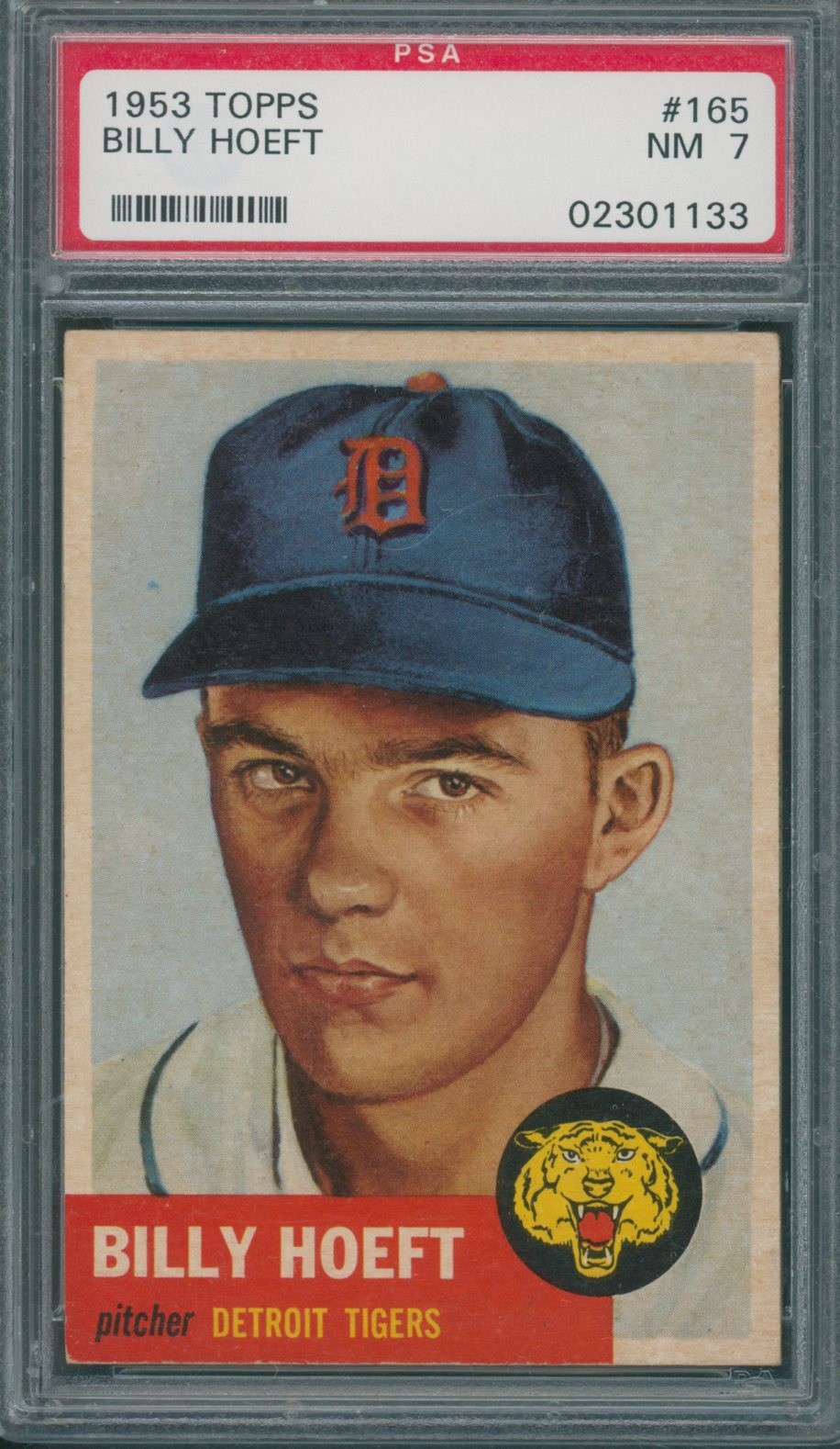 1953 Topps #165 Billy Hoeft PSA NM 7 *1133