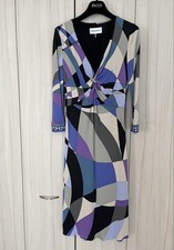 Emilio Pucci Dress Uk12 Made In Italy