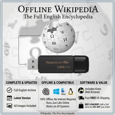 Wikipedia on a Flash Drive - Offline Wikipedia in Kiwix - English [August 2026]