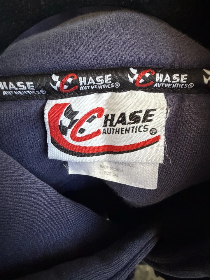 Moletom com capuz bordado vintage Jimmie Johnson 48 NASCAR Chase autêntico azul 3XL - Imagem 3 de 4