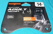 MONGOOSE Camera Mount for helmet for Most Action Cameras Adult Ages 14+ NEW!!