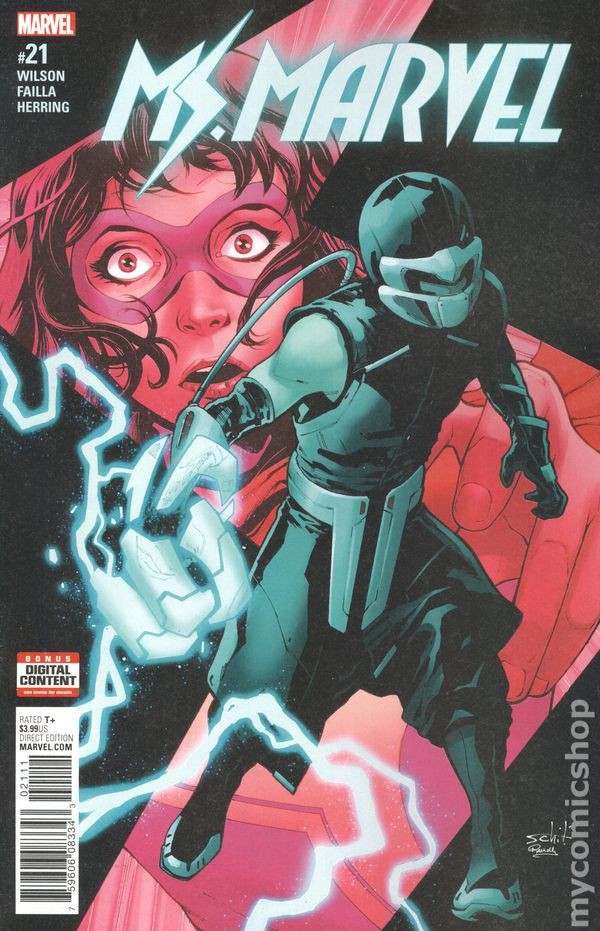 Ms. Marvel #21 FN 2017 Stock Image