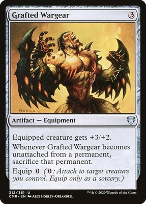 Grafted Wargear NonFoil Commander Legends 312 NM MTG
