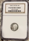 2004-S San Francisco Silver Roosevelt Dime 10C Proof PF69 NGC Ultra Cameo