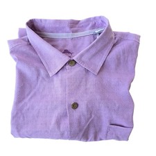 Tommy Bahama Micro Diamond Silk Short Sleeve Button Up Shirt Size XL NWT