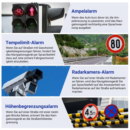 XGODY 9'' Zoll Navigationsgerät Für LKW PKW BUS Navi Navigation GPS POI Blitzer - Bild 10 von 15