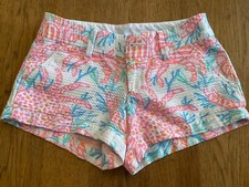 Lilly Pulitzer The Walsh Short Size 00 Crab Style 20947 - PO 044793