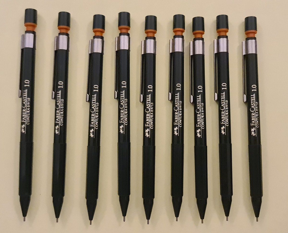 9 items*Vintage 90s FABER CASTELL contura mechanical pencil lead +