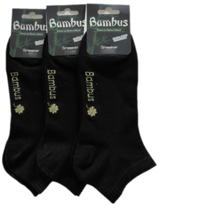 3 Paar Herren Bambus Glck Sneaker Socken mit Sorbtek weicher Bund viele  Farben | eBay.de