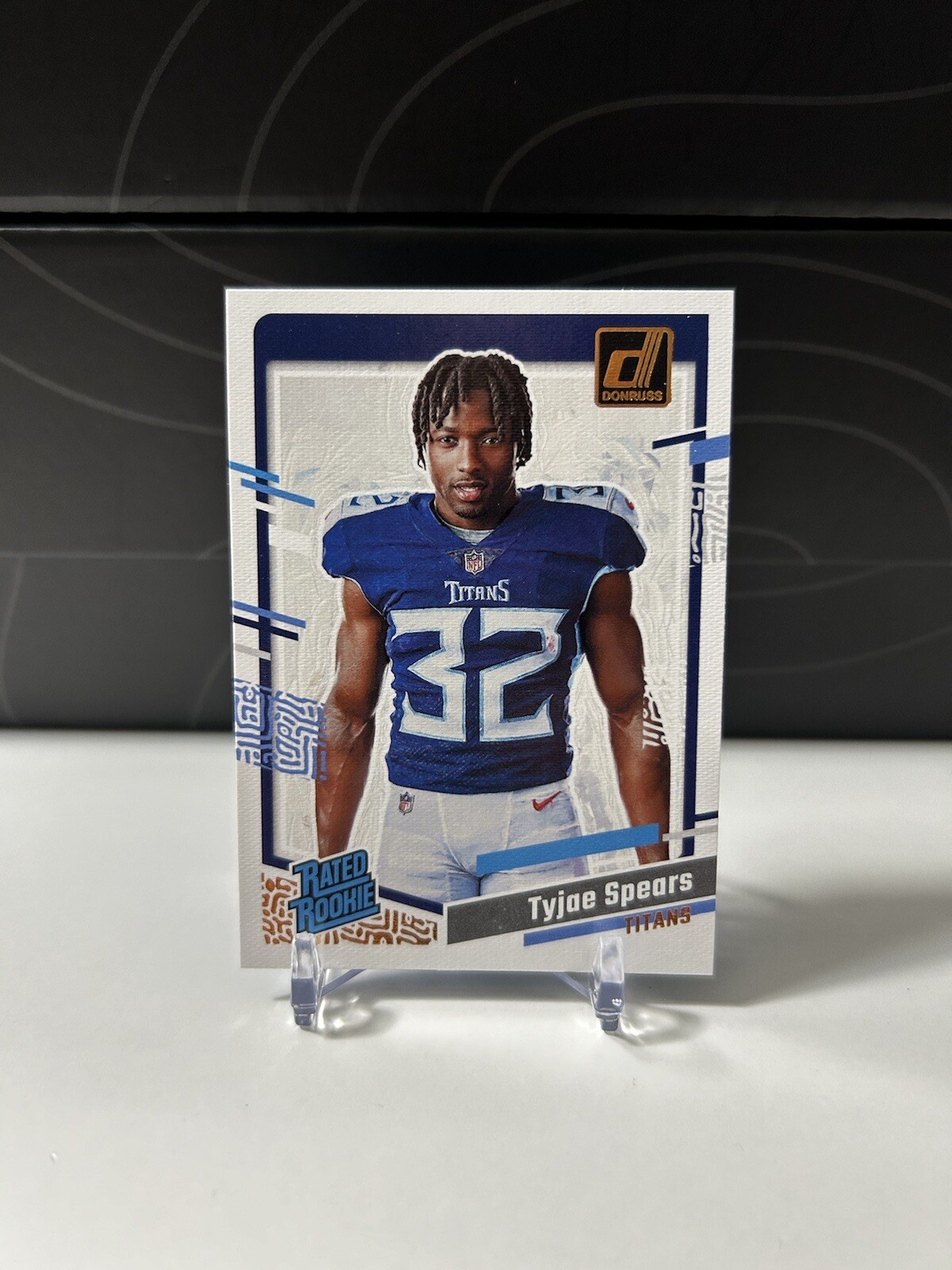 2023 Donruss Rated Rookies Portrait #26 Tyjae Spears - Tennessee Titans RC