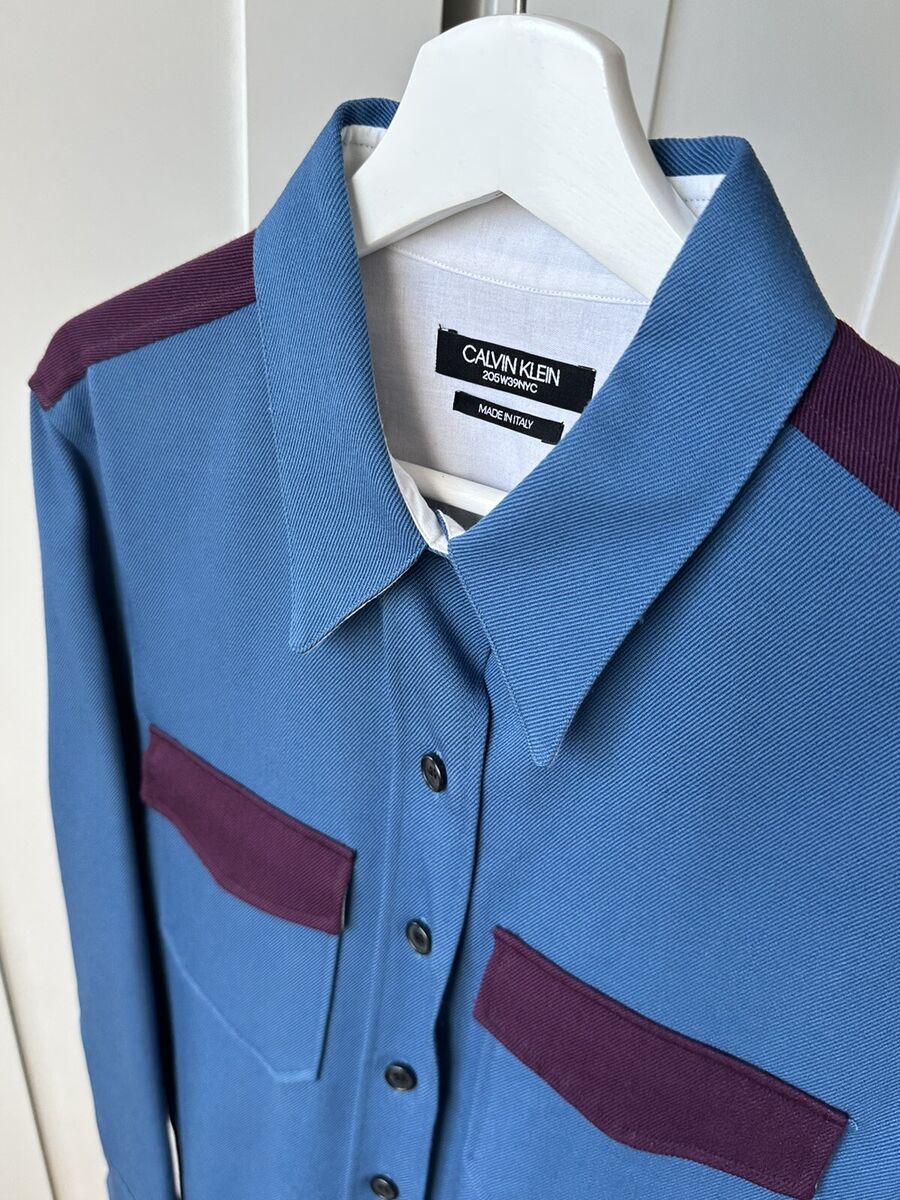 Calvin Klein 205W39NYC Contrast Western Pocket Shirt Runway Calvin Klein 205W39NYC Contrast Western Pocket Shirt Runway