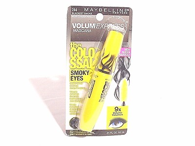 MAYBELLINE VOLUM' EXPRESS Mascara - .31 OZ NIB Sealed #244 BLACKEST SMOKE #D239