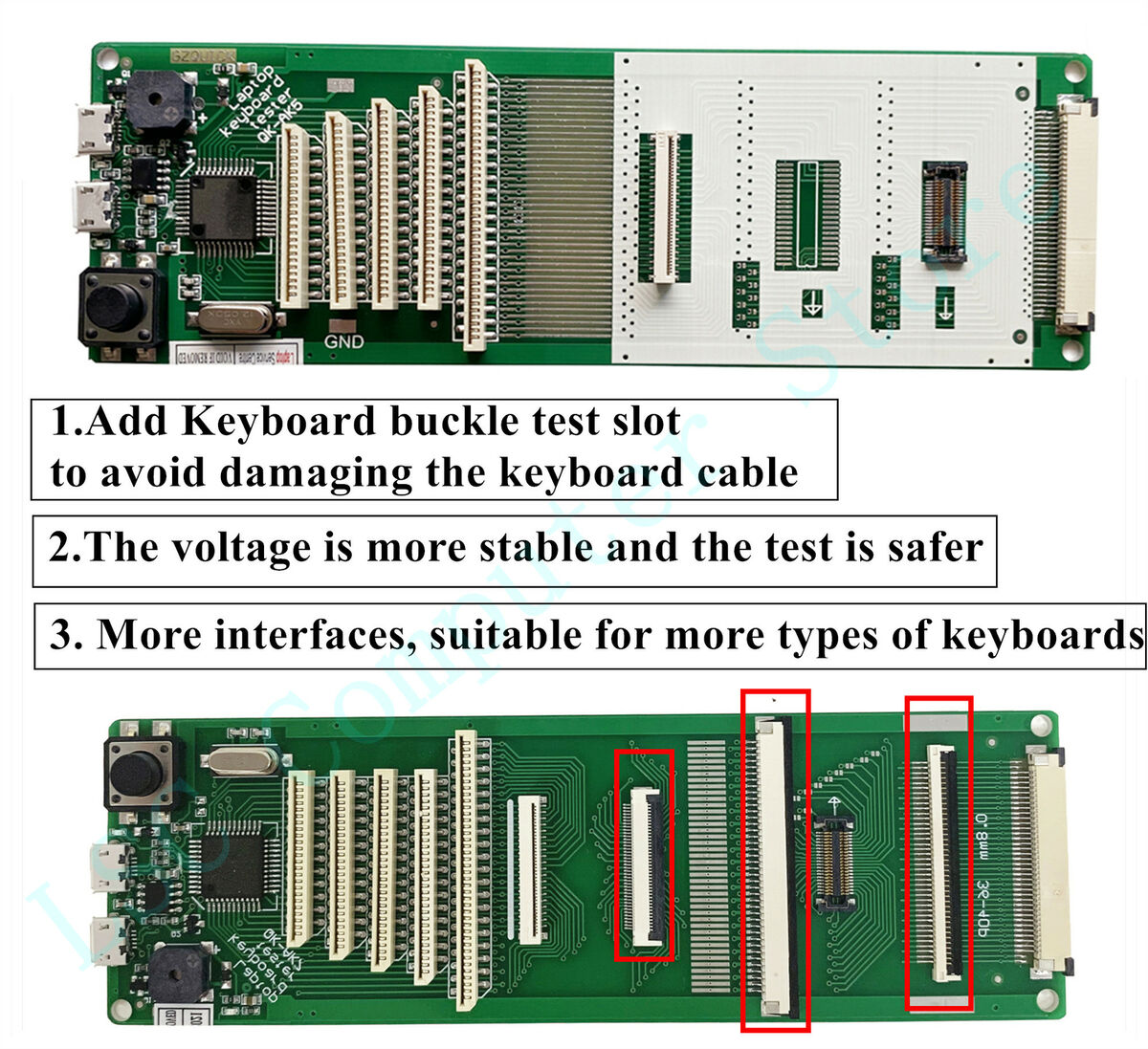 Laptop Keyboard Tester, Universal Keyboard Testing Device Machine Tool USB  Interface for All Laptop Keyboard Testing