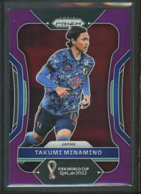 2022 TAKUMI MINAMINO 162/199 PANINI PRIZM FIFA WORLD CUP QATAR