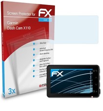 atFoliX 3x Protecteur d'écran pour Garmin Dash Cam X110 clair