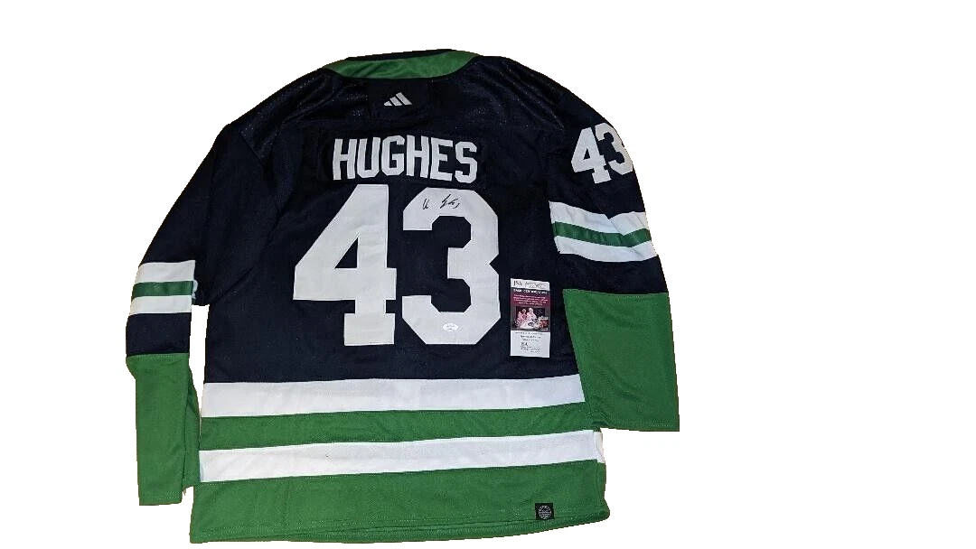 Quinn hughes hotsell signed jersey