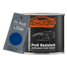 Autolack Dose spritzfertig für Audi LZ5M Nogaroblau Perl Basislack 0,5L