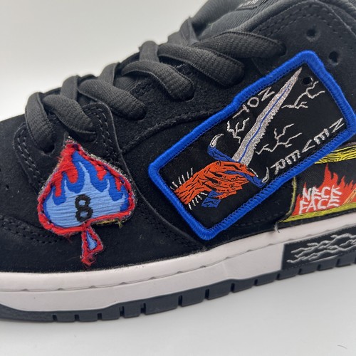 💀🔥Nike SB Dunk Low Pro QS Neckface Sneaker Größe 10 Herren mit Karton - Bild 19 von 21