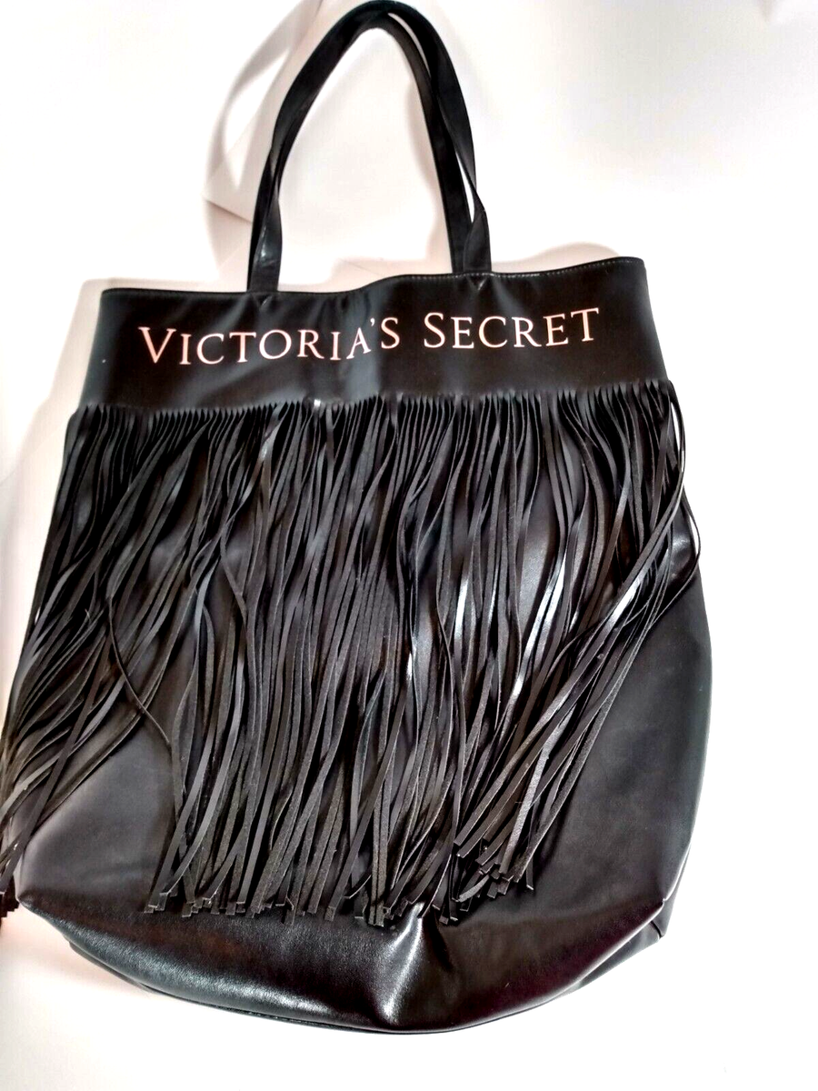 Victoria Secret Flirty Fringe Large Tote Bag Purse Logo  display picture 2