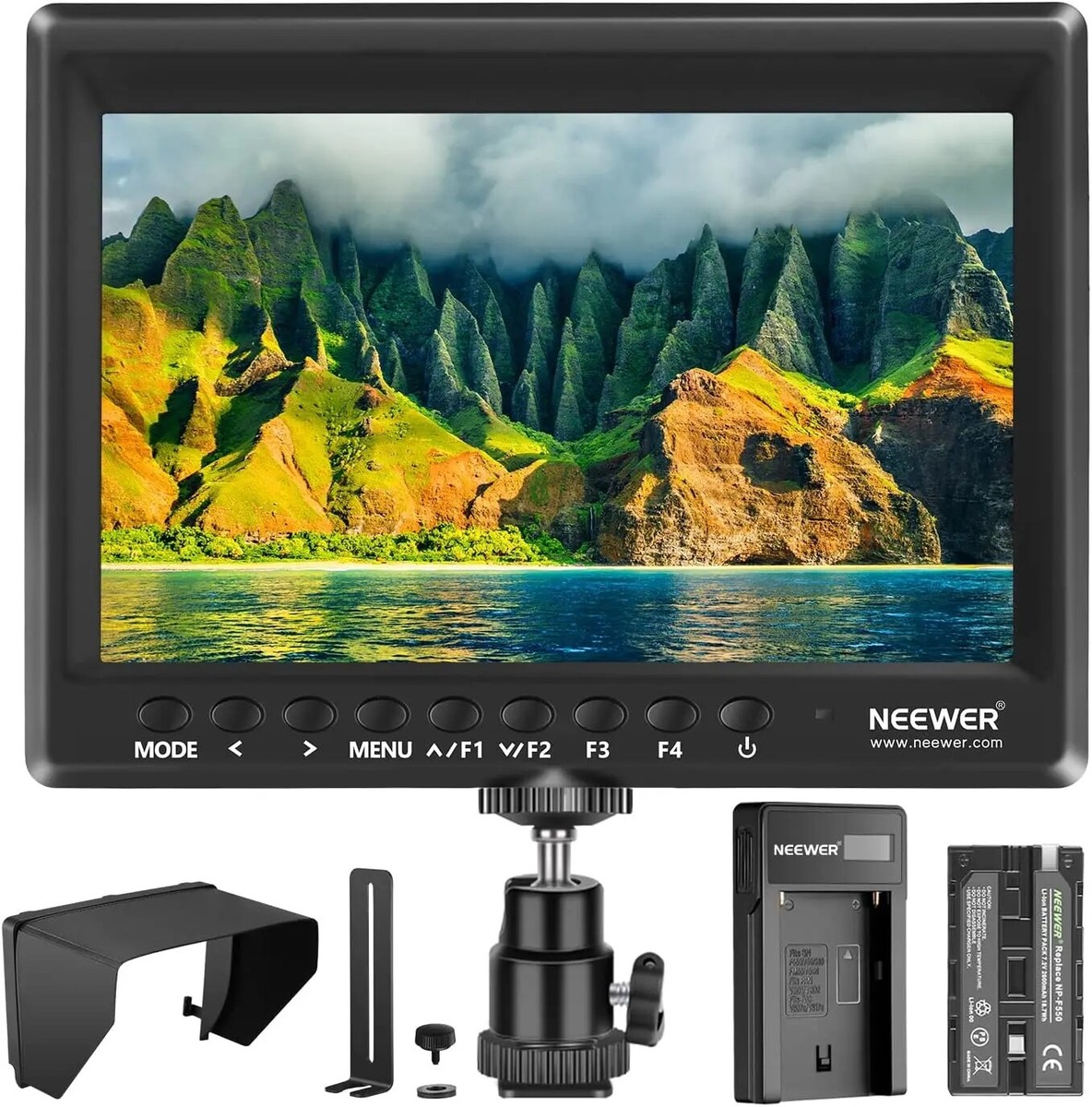 Neewer F100 Inch Camera Field Monitor HD Video Assist Slim IPS